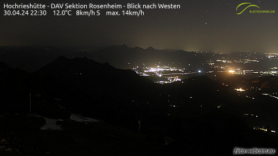 Webcam Hochries Gipfel Weststartplatz